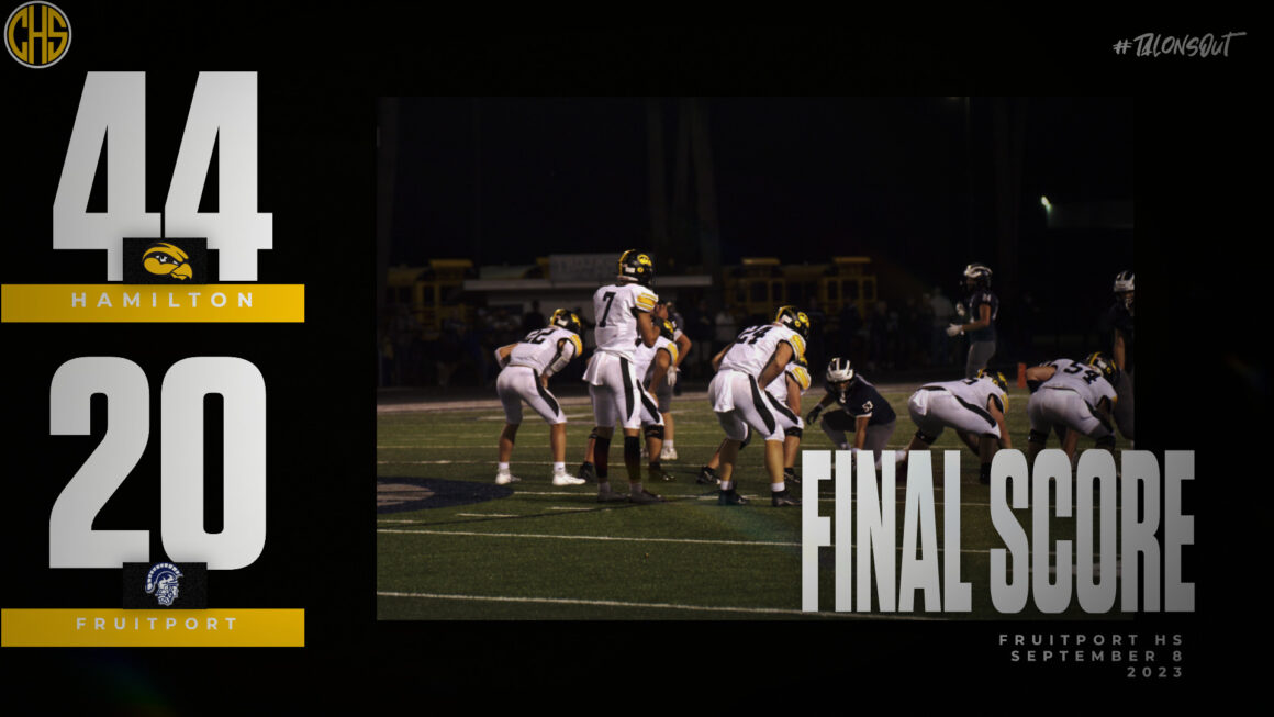 Hamilton Gets The Dub Over Fruitport 44-20