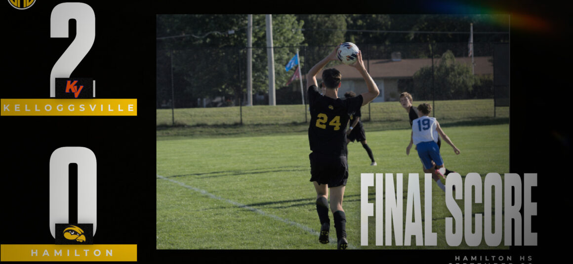Boys Soccer Drops Their Game to Kelloggsville 9/26