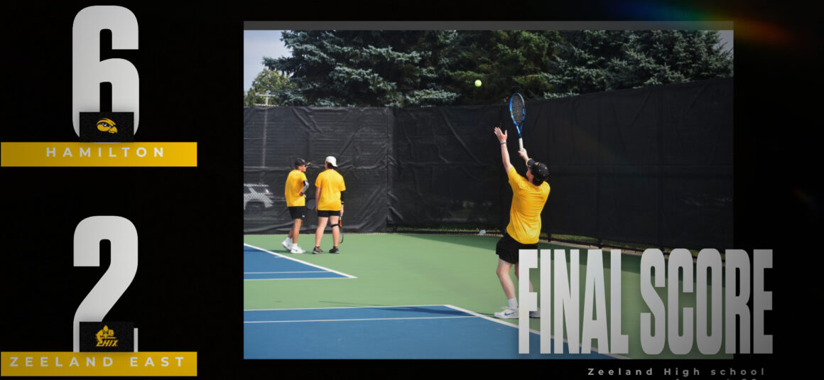 Boys Tennis Holds On Vs Zeeland East