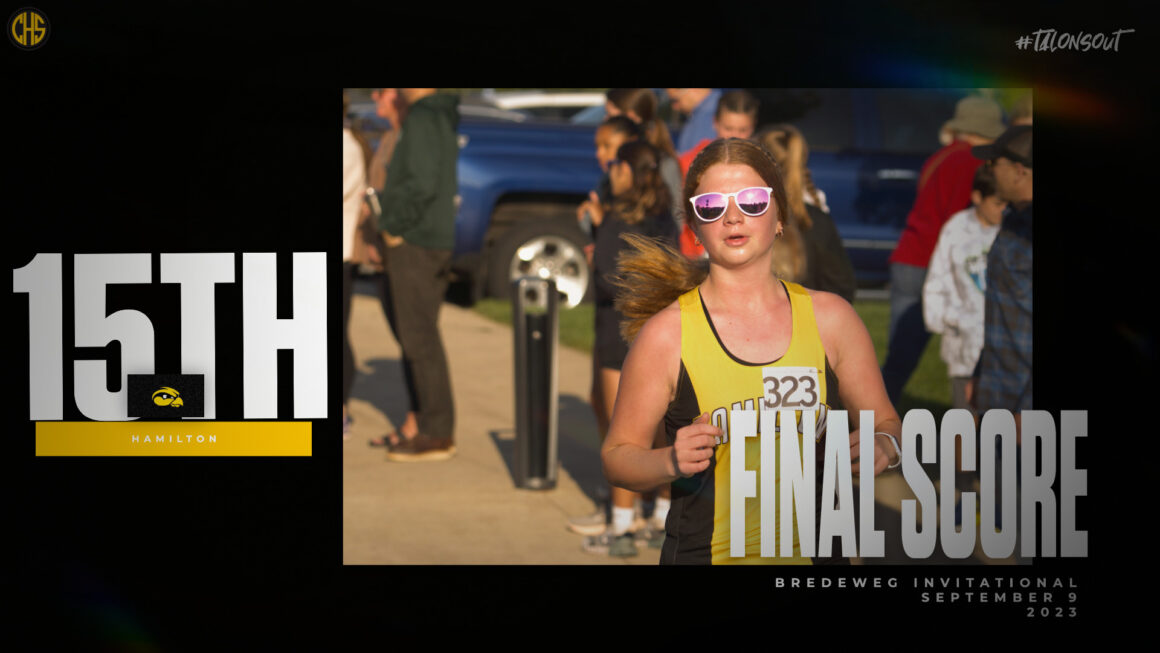 Girls Cross Country dropped in the Bredeweg Invitational by taking 15th place 9/9