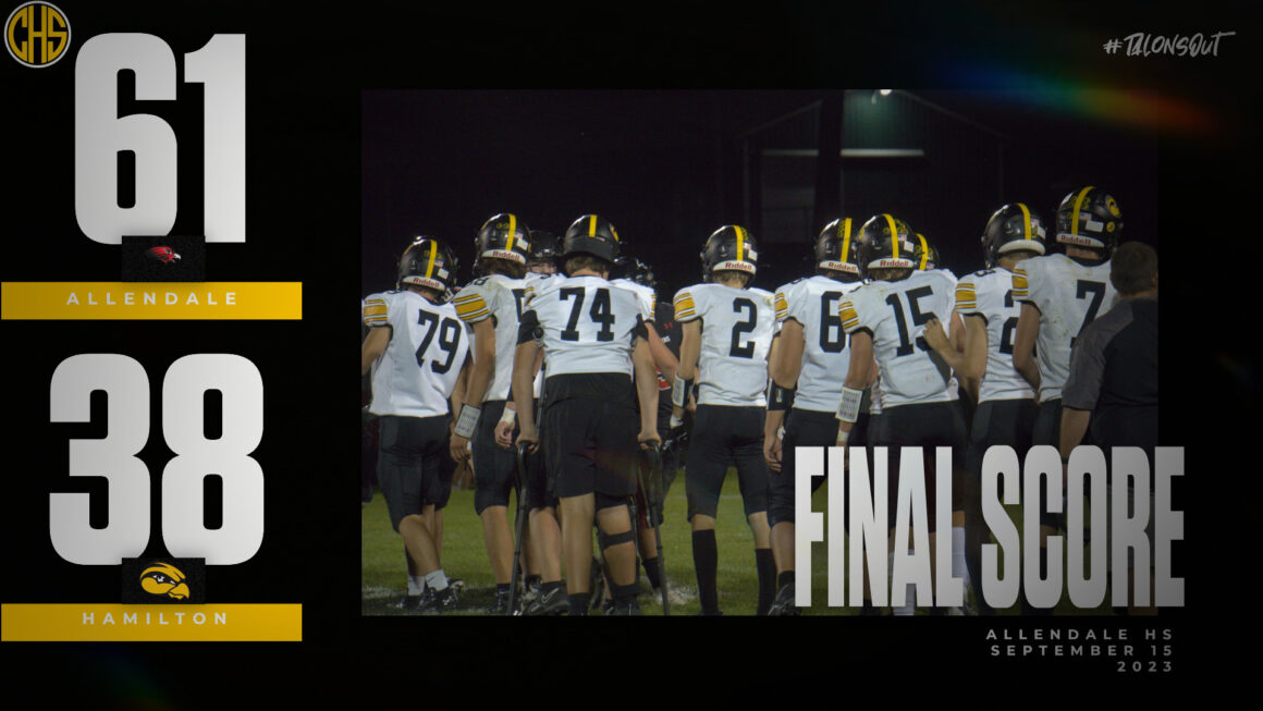 Hamilton Falls Short of Allendale Final Score 61-38