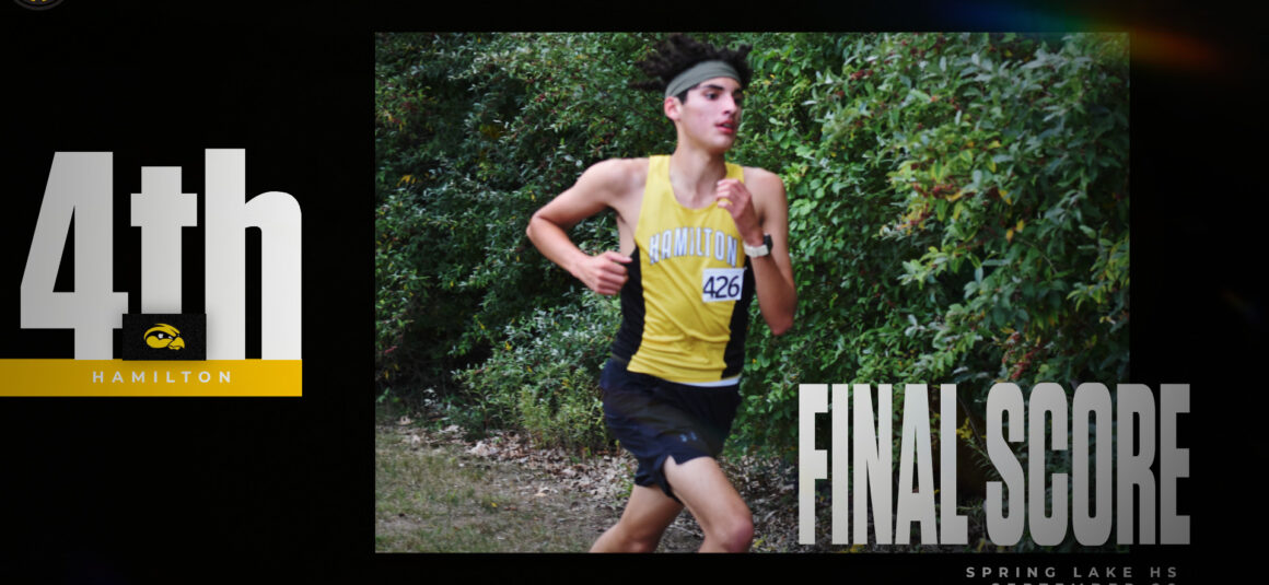 Boys Cross Country Runs their way to 4th place at Spring Lake