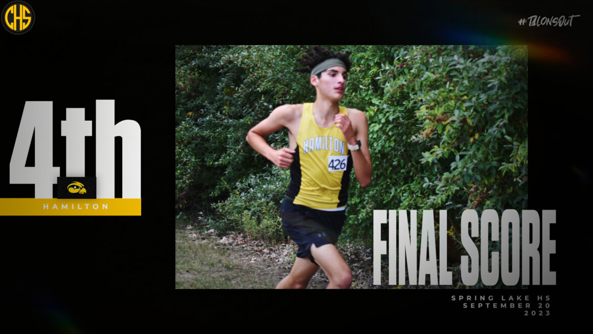 Boys Cross Country Runs their way to 4th place at Spring Lake