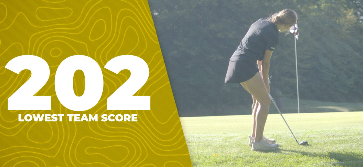 Girls Golf New Team Low!