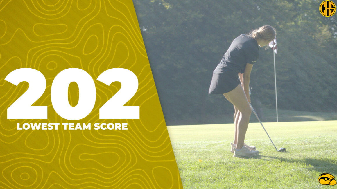 Girls Golf New Team Low!