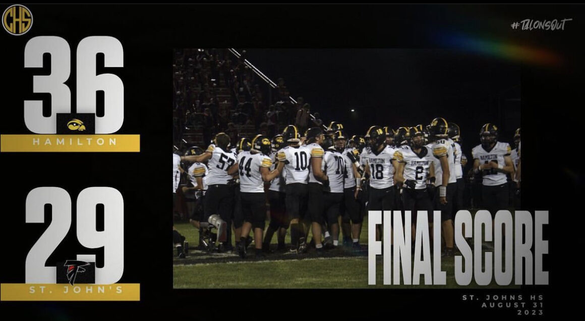 Hamilton Demolishes St. John’s Final Score 36-29