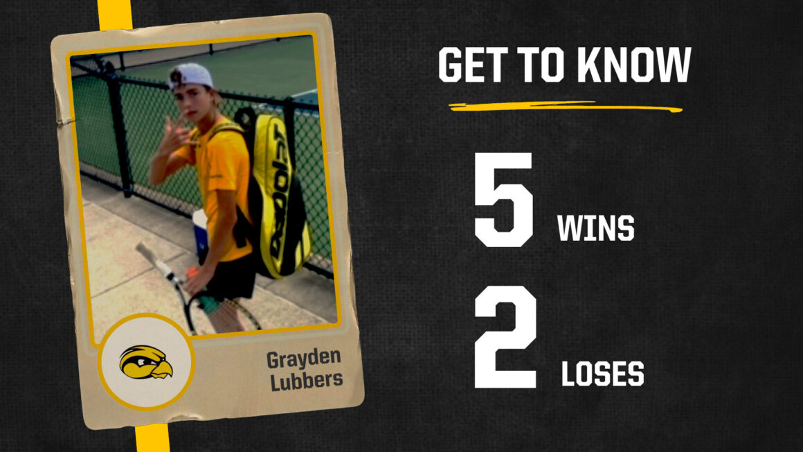 Meet the Athlete: Grayden Lubbers, Boys Tennis