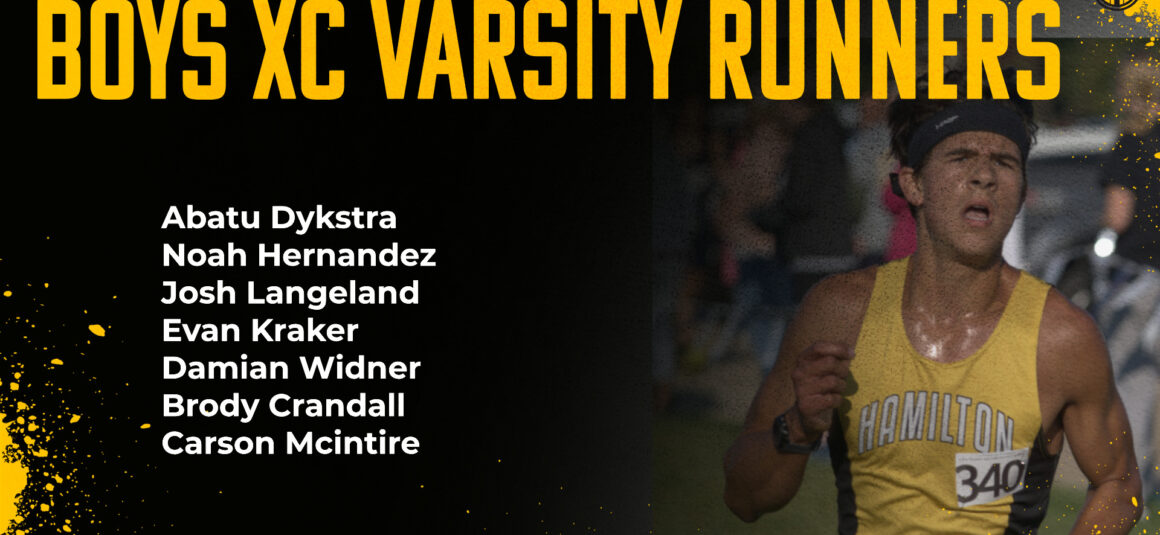 Boys Varsity Cross-Country Runners