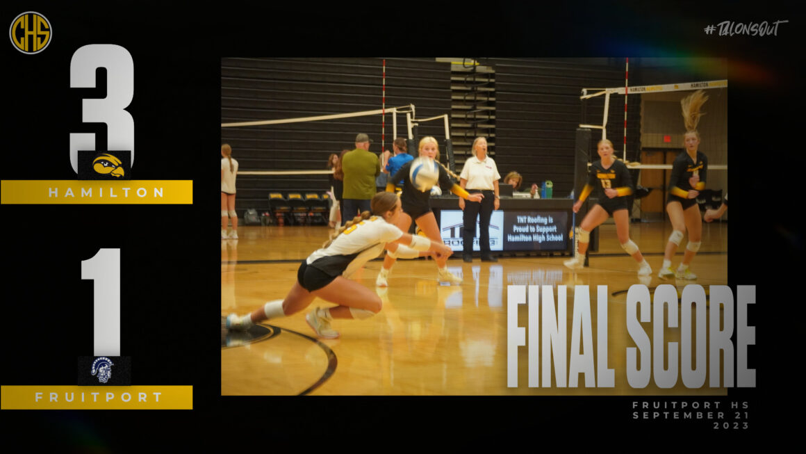 Hamilton Volleyball wins another victory over Fruitport 3-1