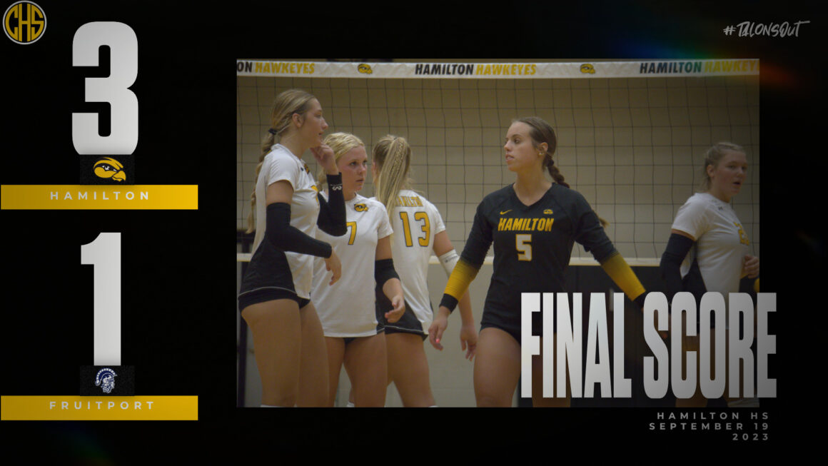 Hamilton Volleyball beats Fruitport 3-1