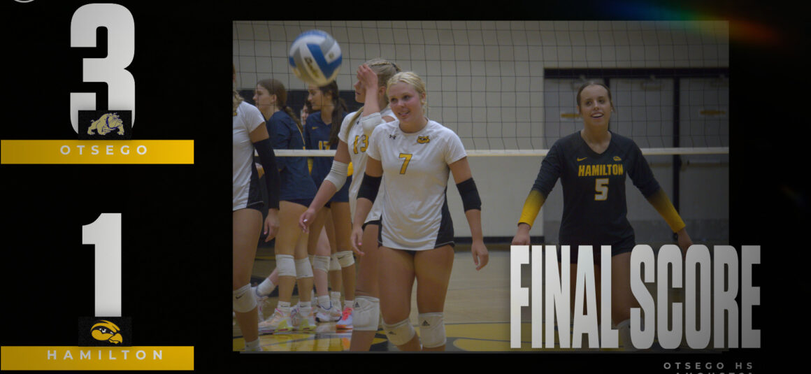 Hamilton Volleyball falls short to Otsego 3-1