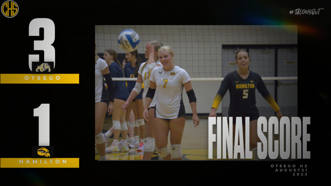 Hamilton Volleyball falls short to Otsego 3-1