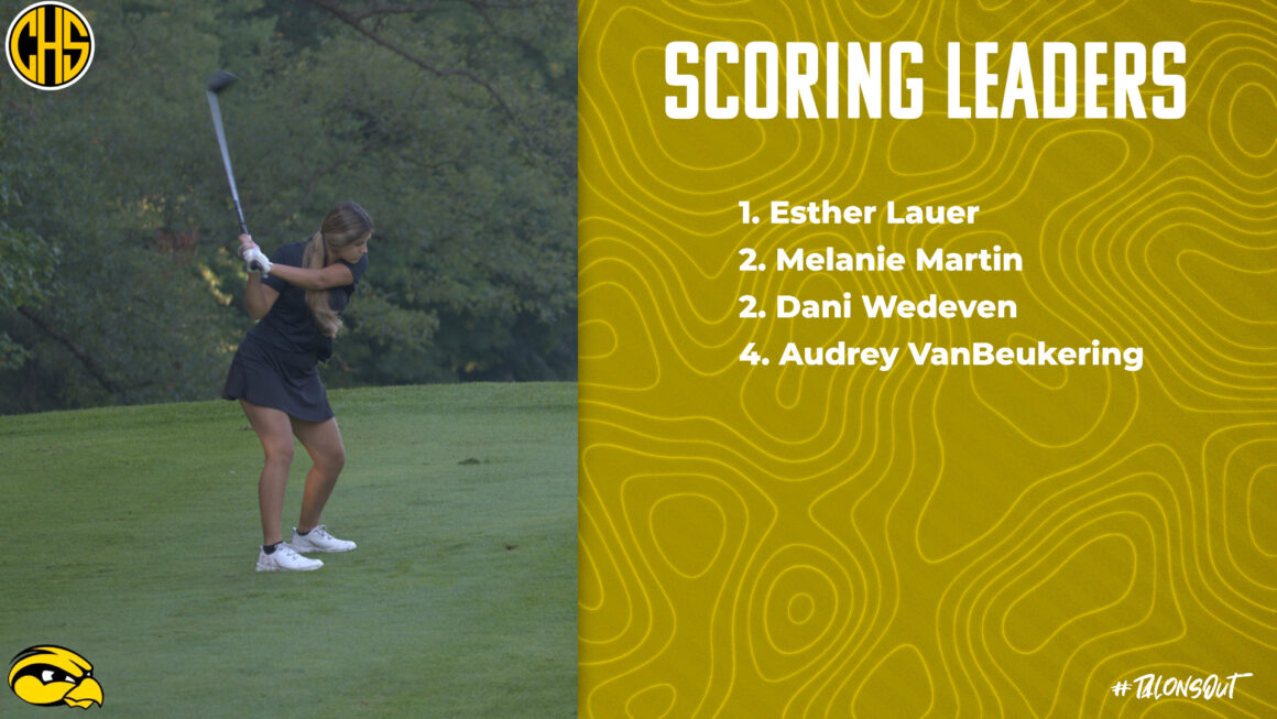 Girls Golf Scoring Leaders at Hastings Pre-Regional