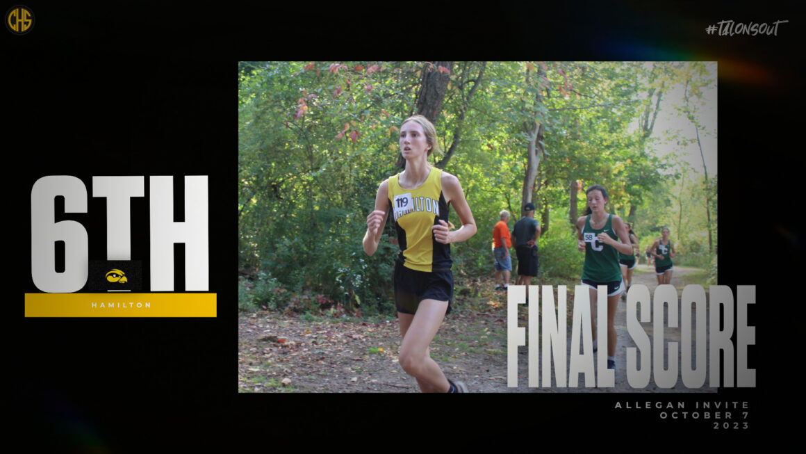 Girls Cross Country Battled to 6th in Allegan Invite on 10/7