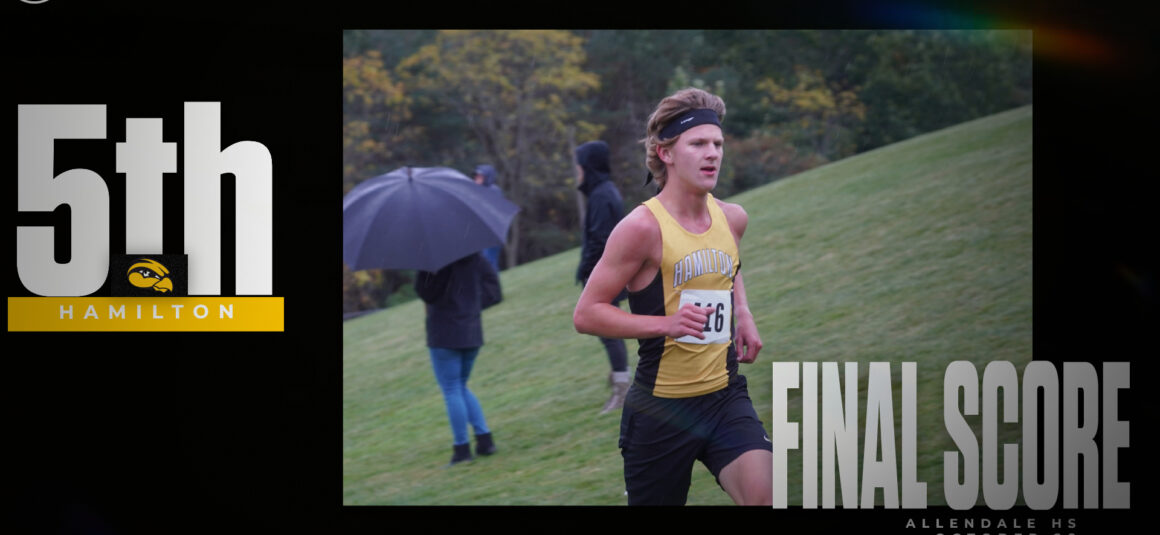 Boys Cross Country qualify for MHSAA Finals with a 5th place finish at Allendale