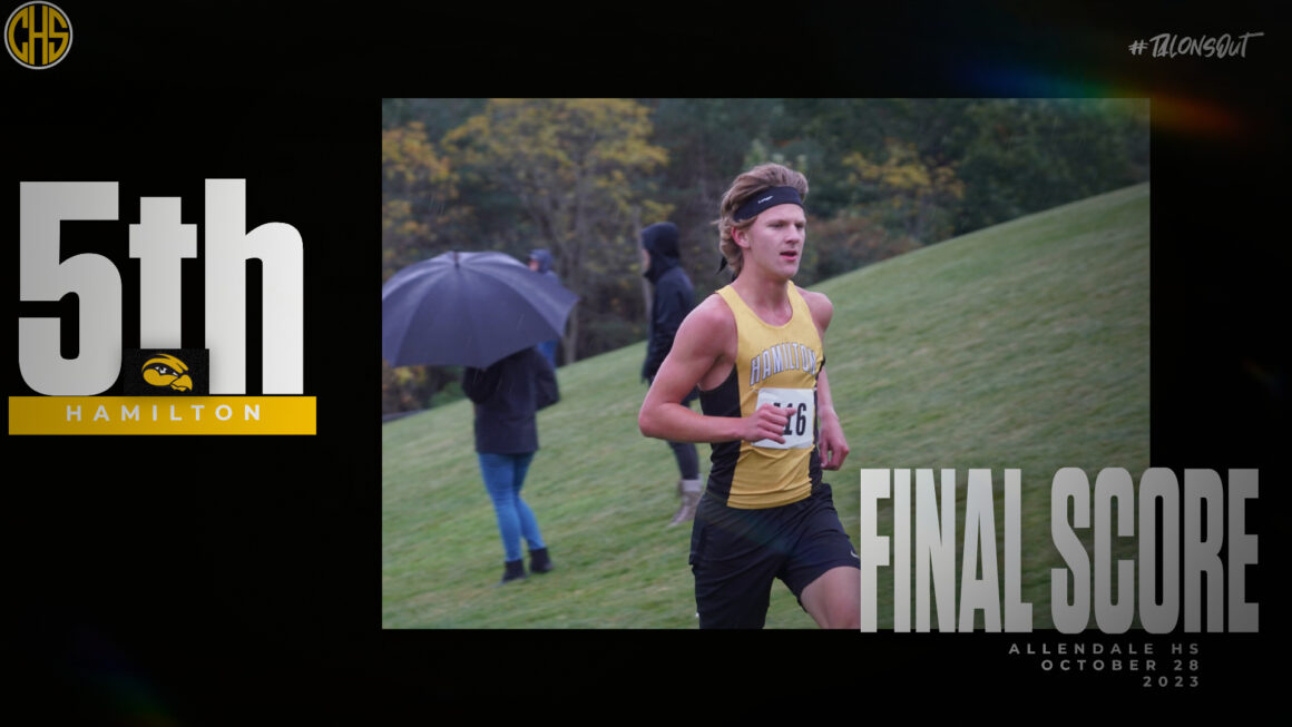 Boys Cross Country qualify for MHSAA Finals with a 5th place finish at Allendale
