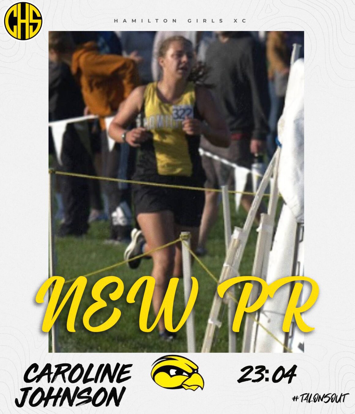 Caroline Johnson New PR