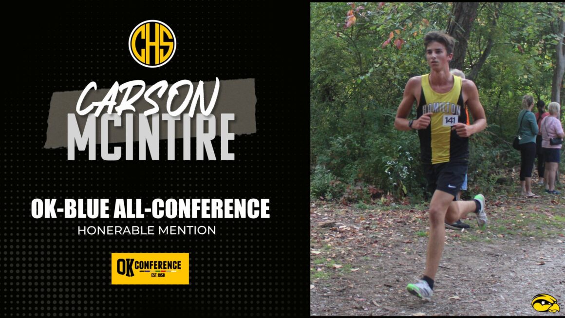 BOYS CROSS COUNTRY OK-BLUE ALL-CONFERENCE HONORABLE MENTION!