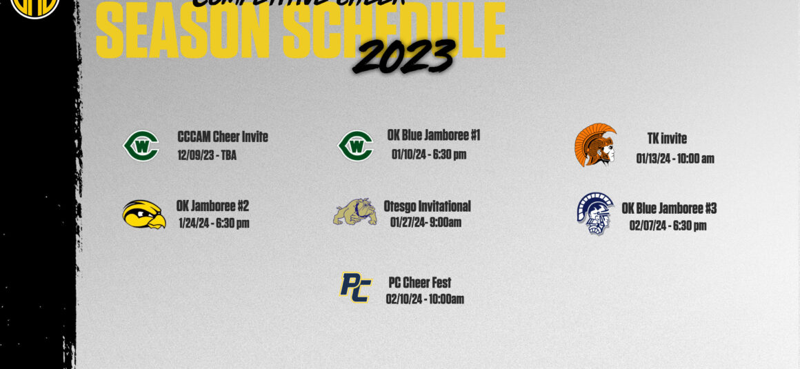 23-24 Competitive Cheer Schedule