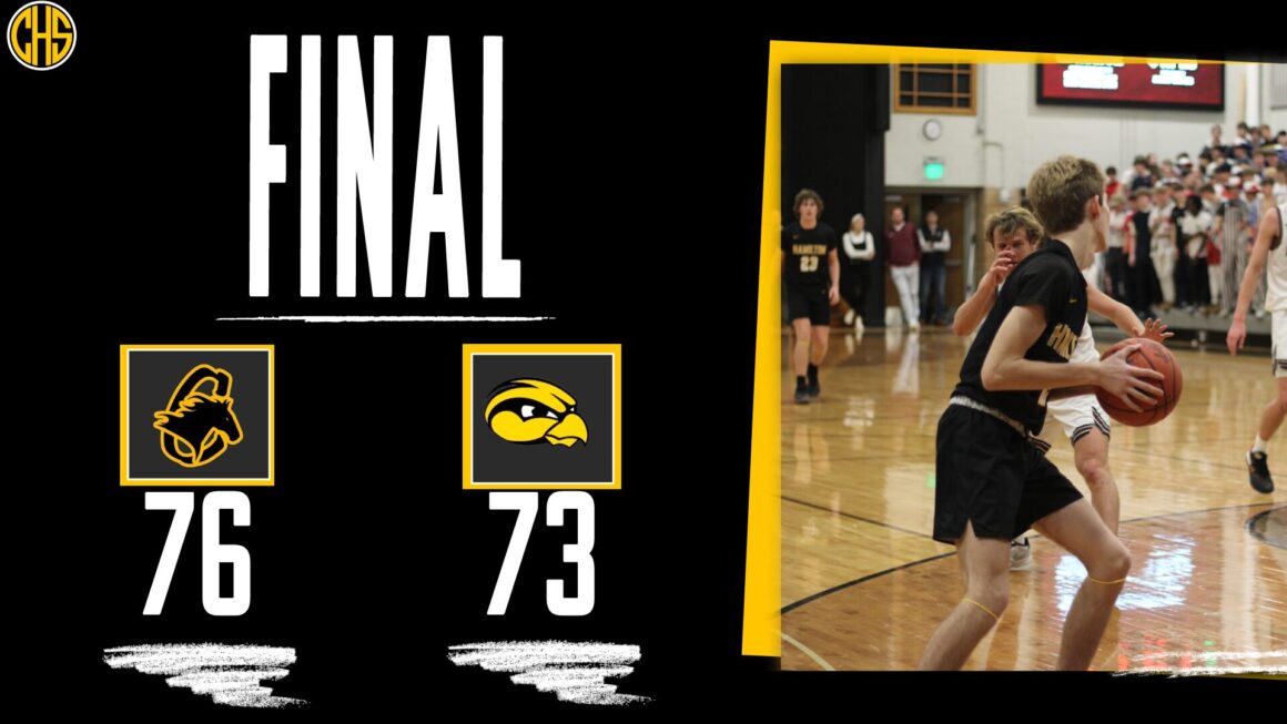 Boys Basketball edged by Covenant Christian