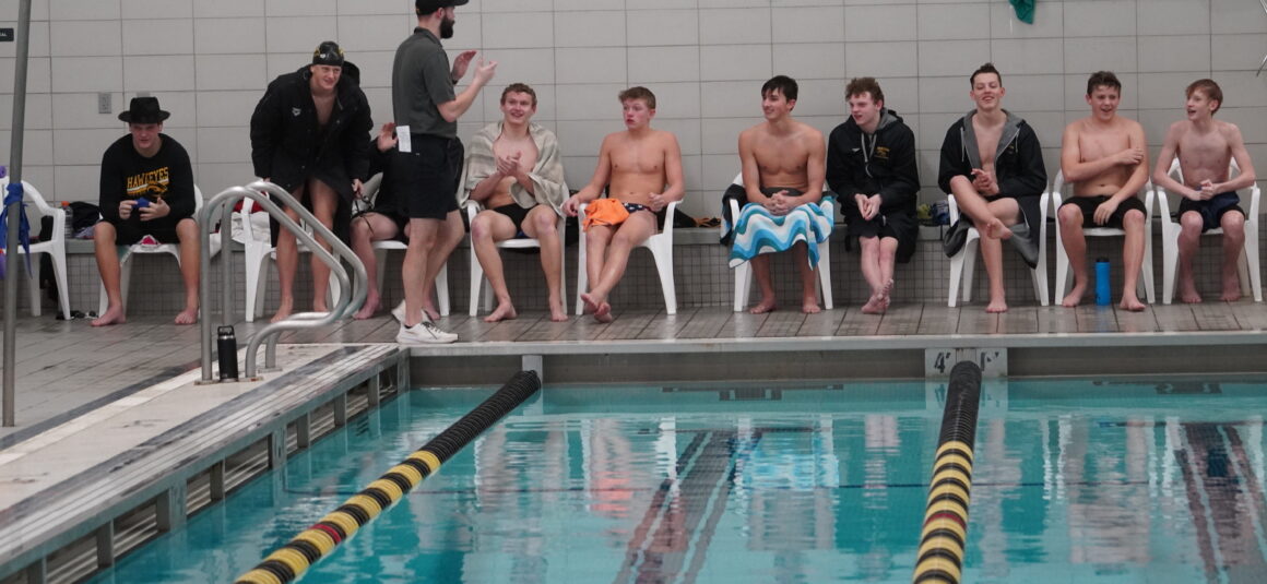 Hamilton Boys Swim & Dive dominated Mona Shores and Caledonia.