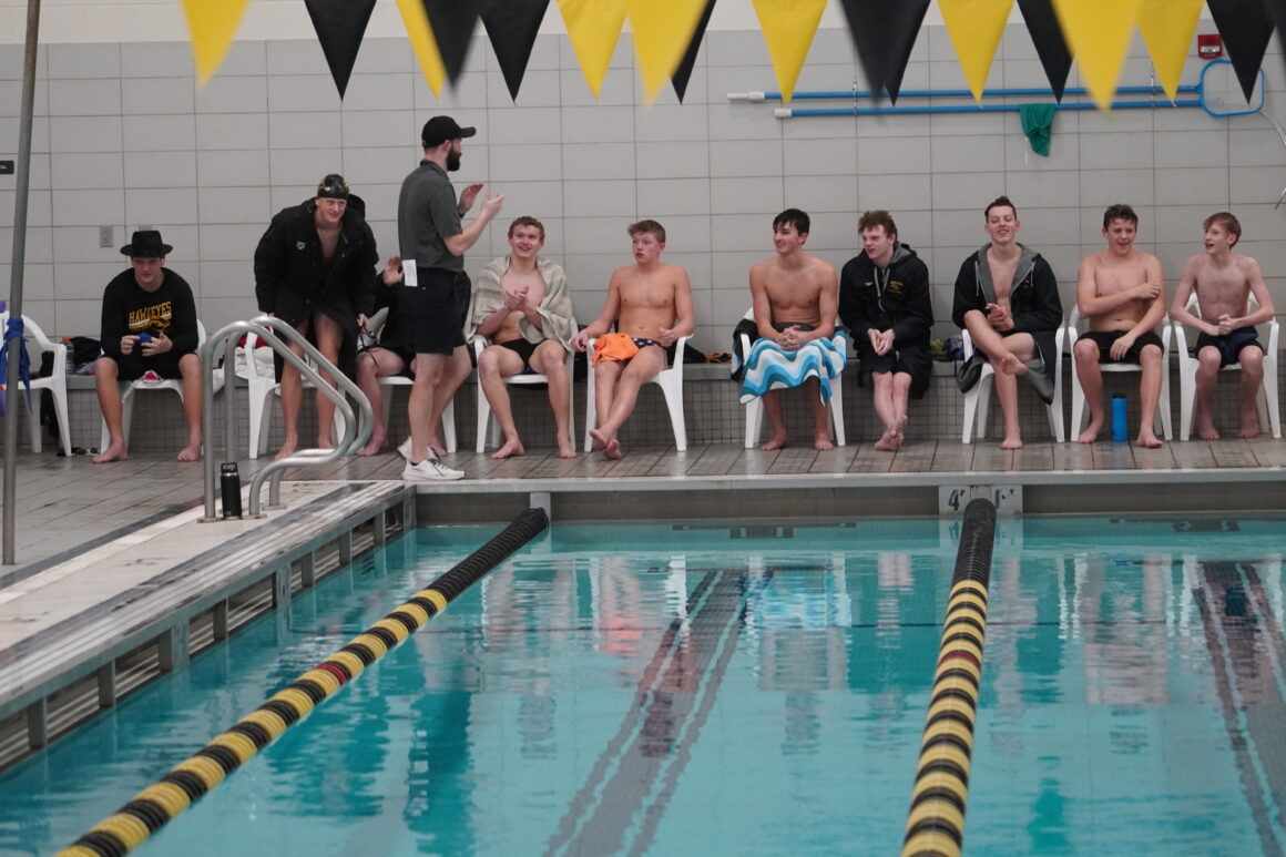 Hamilton Boys Swim & Dive dominated Mona Shores and Caledonia.