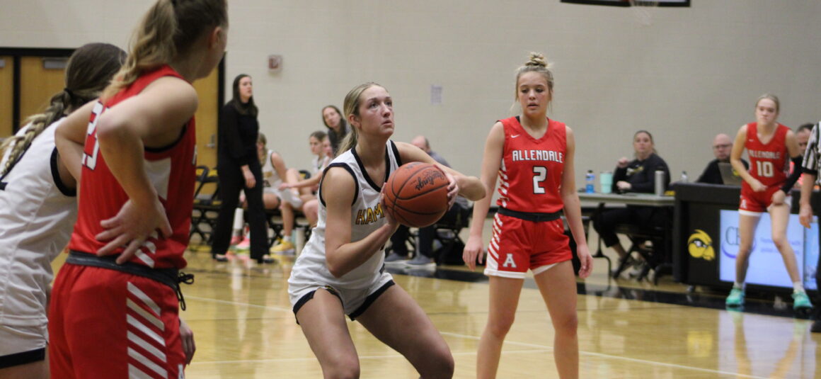 Girls Basketball Overcome a Tough Allendale Team
