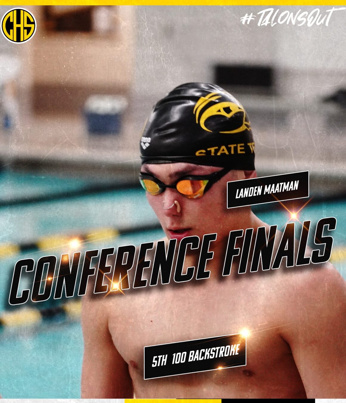 Landen Maatman Takes 5th in the 100 Backstroke