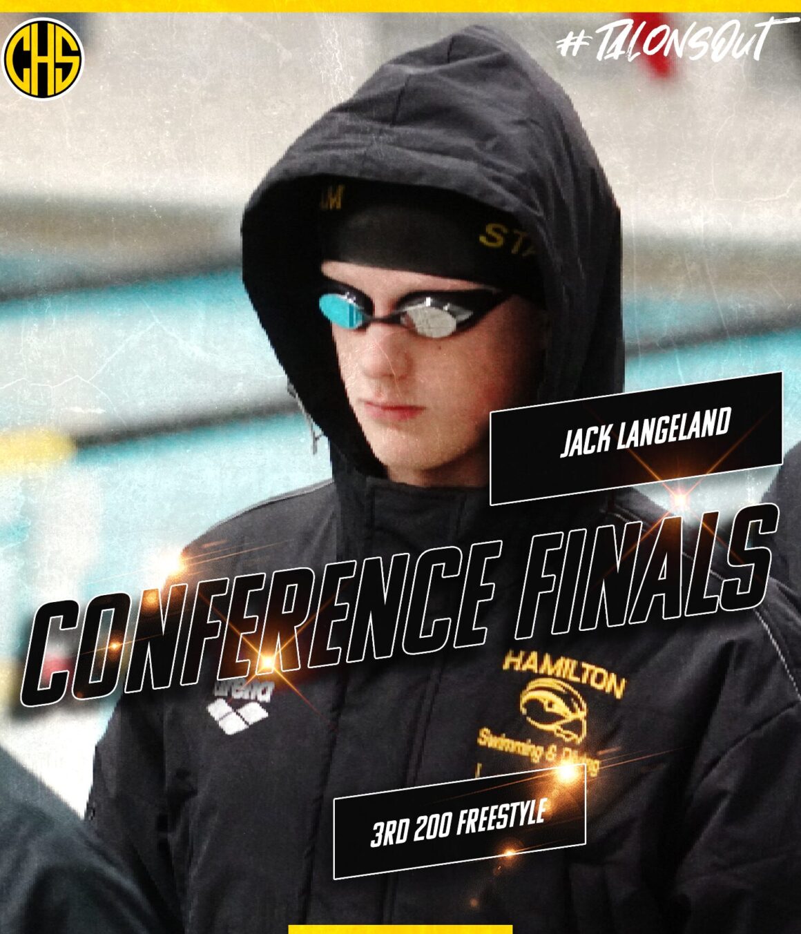 Jack Langeland Takes 3rd in the 200 Freestyle