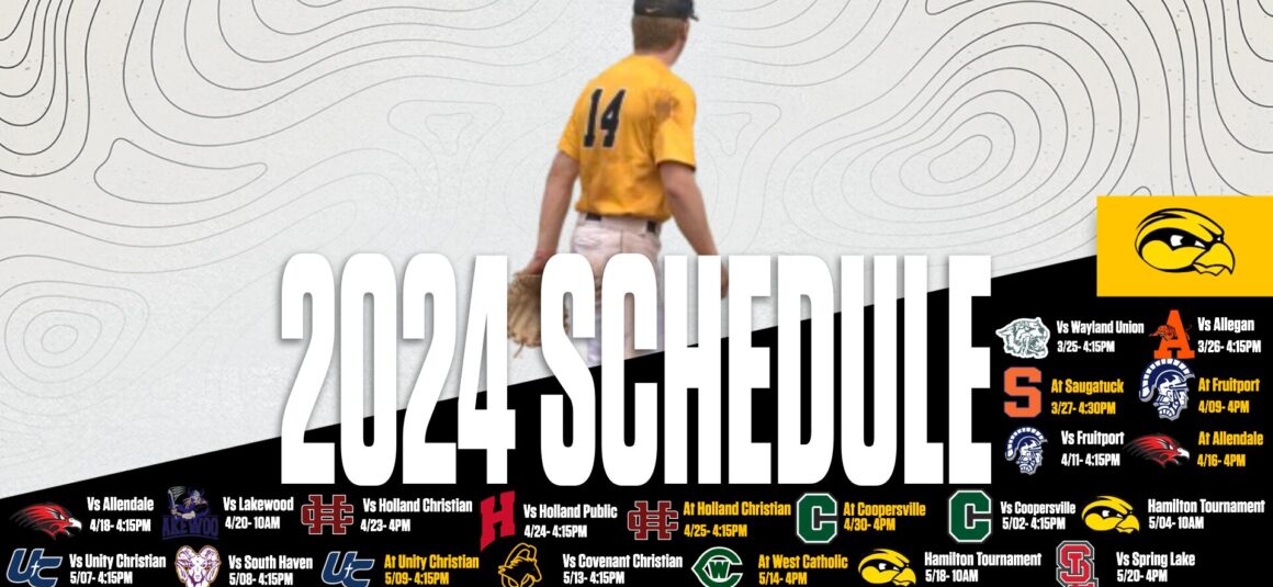 Baseball 2024 Season Schedule