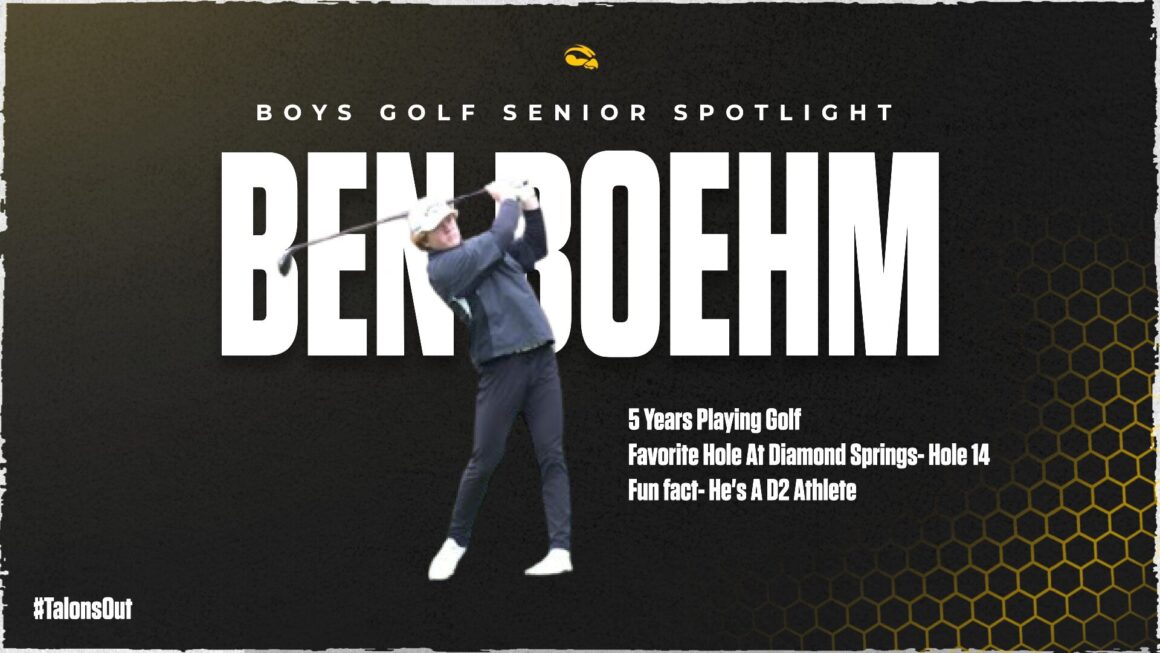Boys Golf Senior Spotlight Ben Boehm