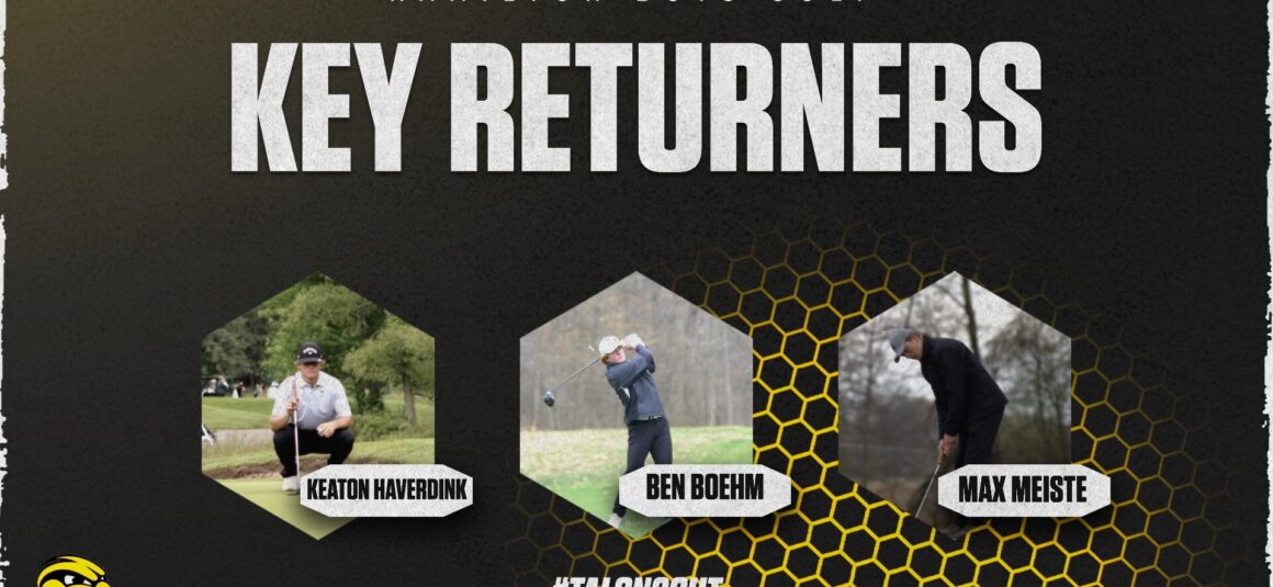 Boys golf key returners