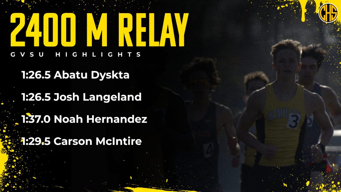 Boys Track 2400 M Relay