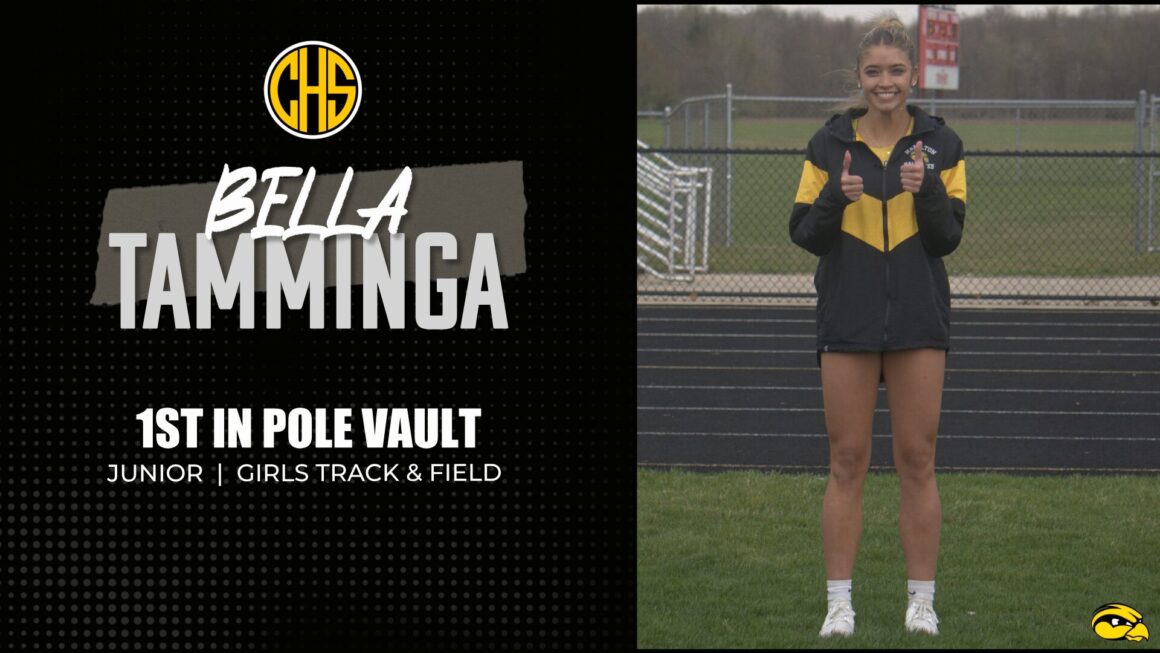 Bella Tamminga-1st Place-Pole Vault-4/16-Allendale