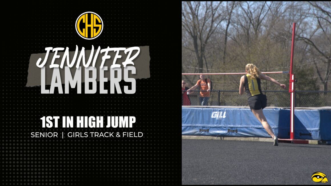 Jennifer Lambers-1st Place-High Jump-4/16-Allendale