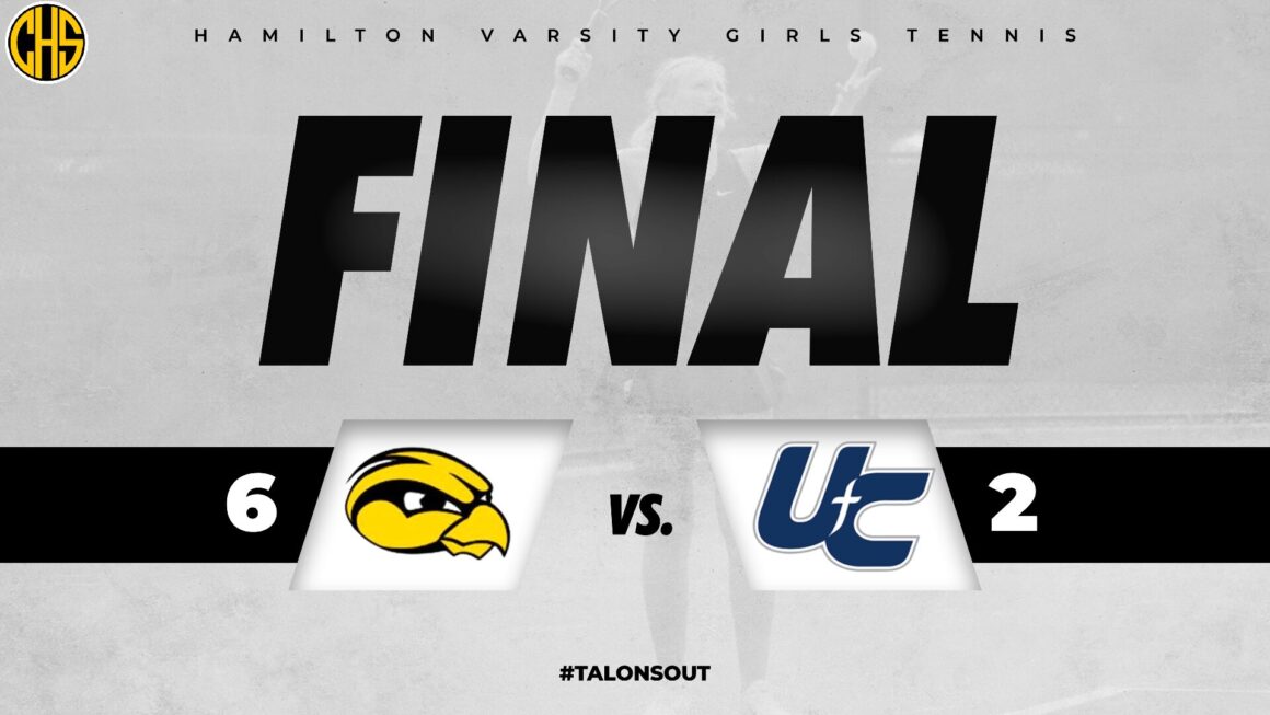 Girls Tennis Final Score VS Unity Christian