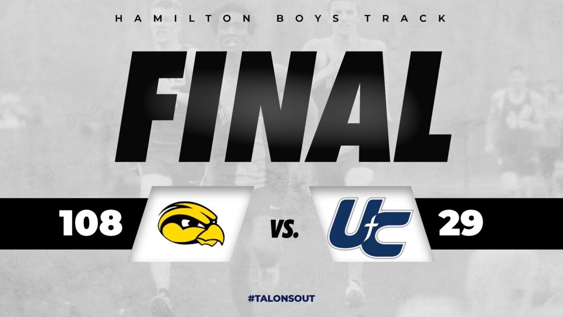 Boys Track Final Score 4/25