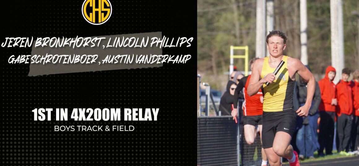 The 4x200m Relay Takes it Home vs Unity Christian