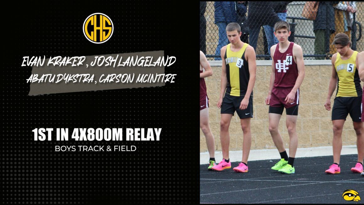 4x800m Relay Runs it Well vs Unity Christian