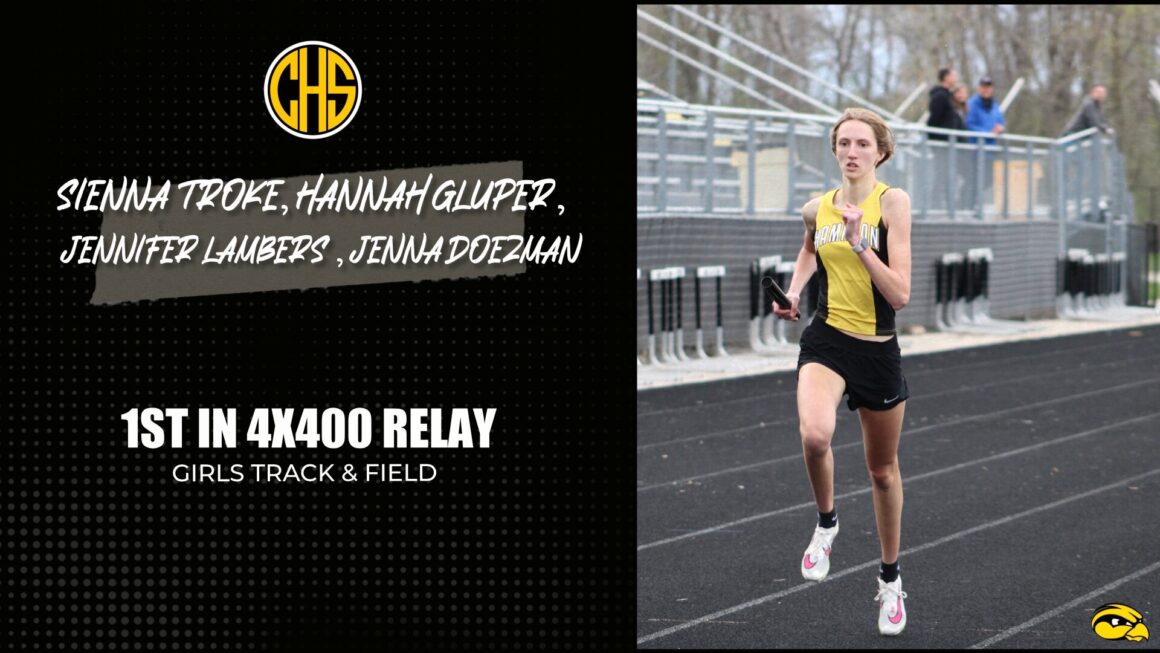 4x400m Relay Takes 1st vs HC