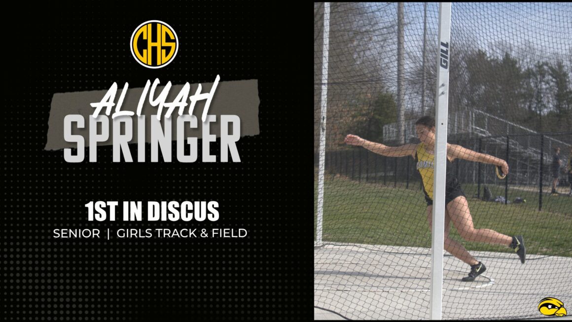 Aliyah Springer Wins Discus at the Allegan Invite