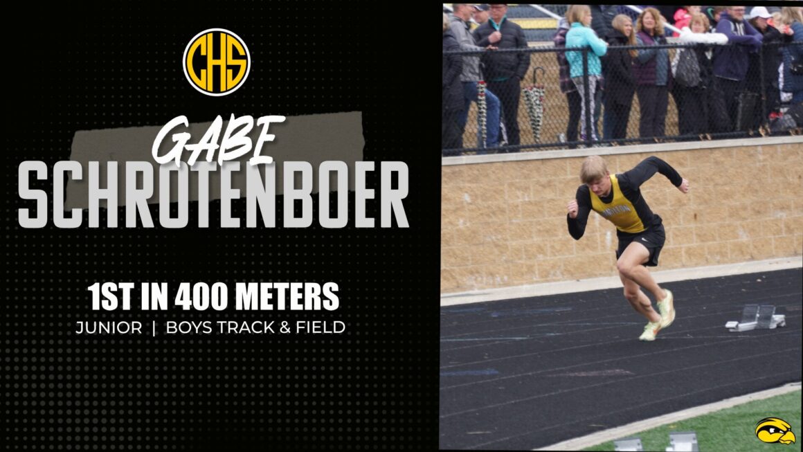 Gabe Schrotenboer Wins 400m Against HC