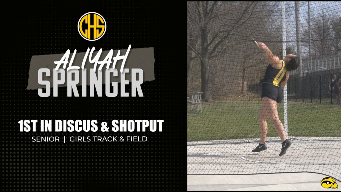 Aliyah Springer Takes First In Shotput & Discus VS. Holland Christain
