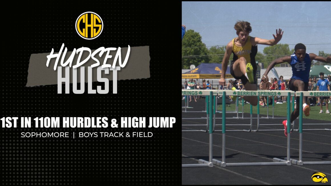 Hudsen Hulst Wins Both 100m Hurdles and High Jump vs Unity Christian