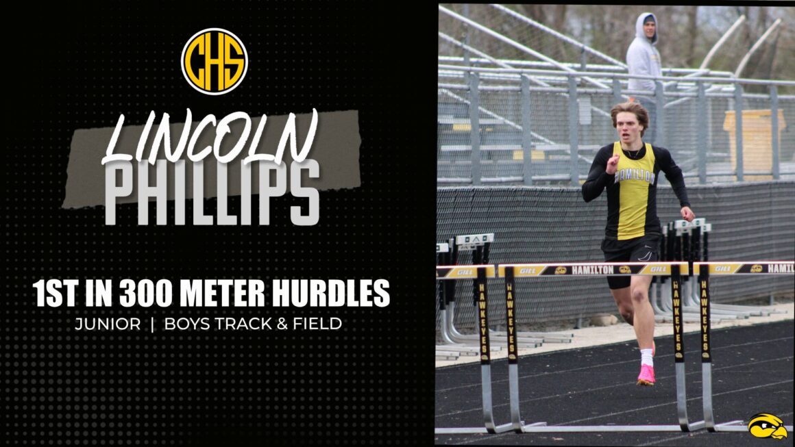 Lincoln Phillips 300m Hurdles Winner