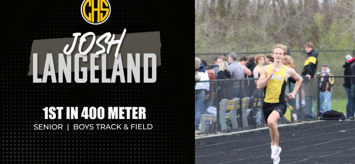 Josh Langeland Wins 400m vs Spring Lake