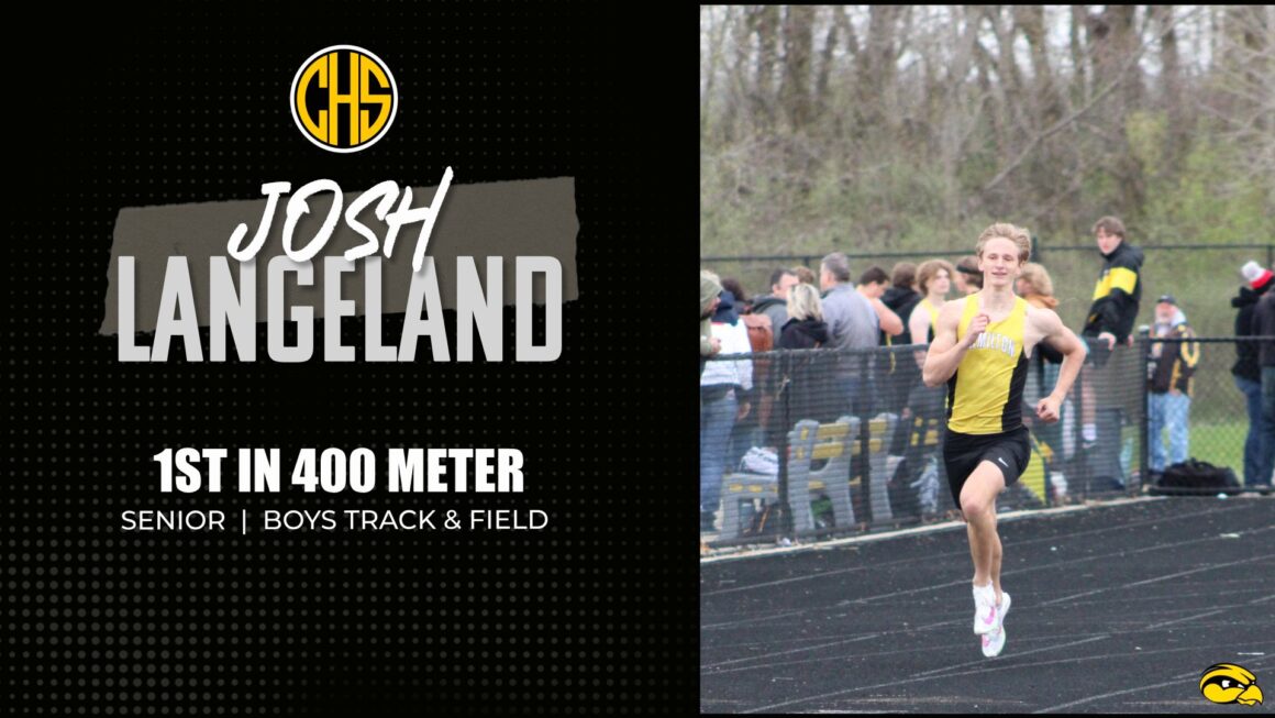 Josh Langeland Wins 400m vs Spring Lake