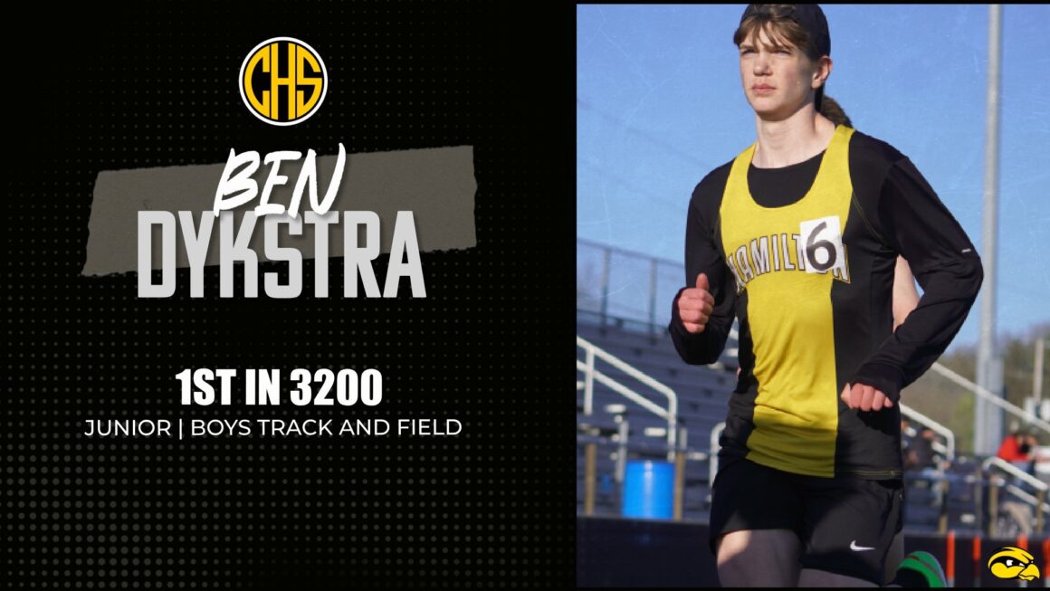 Ben Dykstra Wins 3200m Vs West Catholic