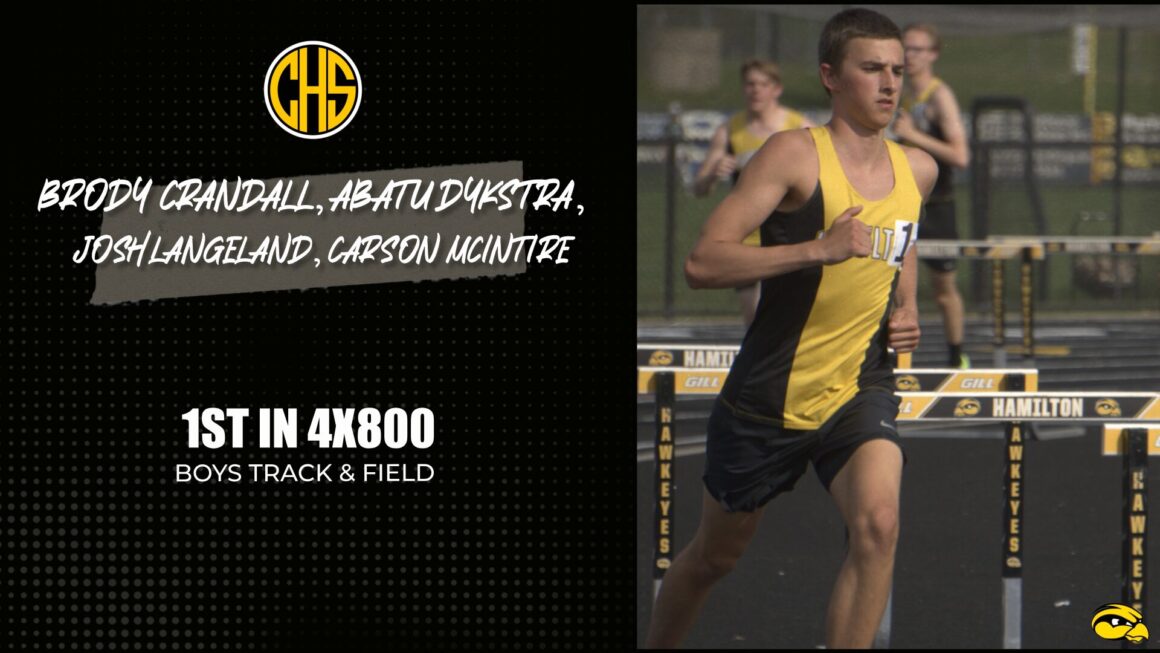 4x800m Relay Wins vs Coopersville