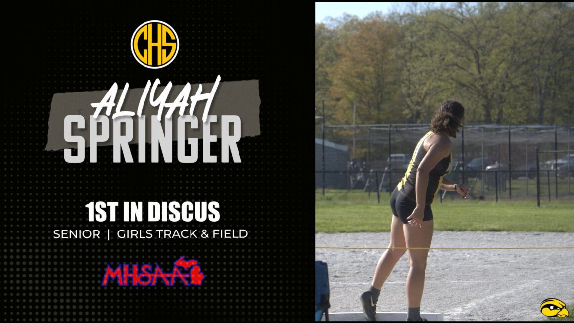 Aliyah Springer Takes 1st In Discus at the Regional Meet!